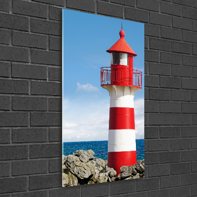 Tableau sur verre Phare