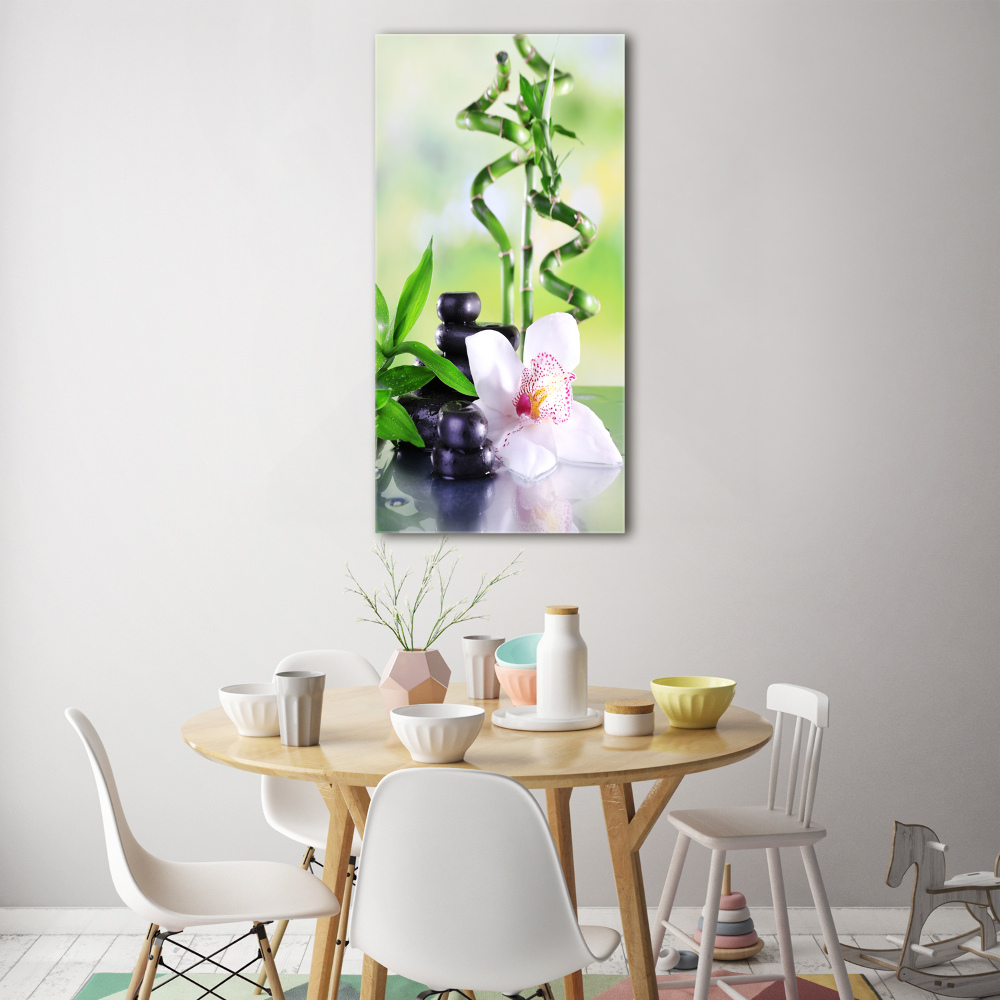 Tableau photo sur verre Bamboo