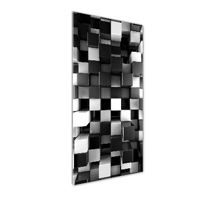 Tableau en verre Abstraction cube