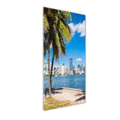 Tableau photo sur verre Miami