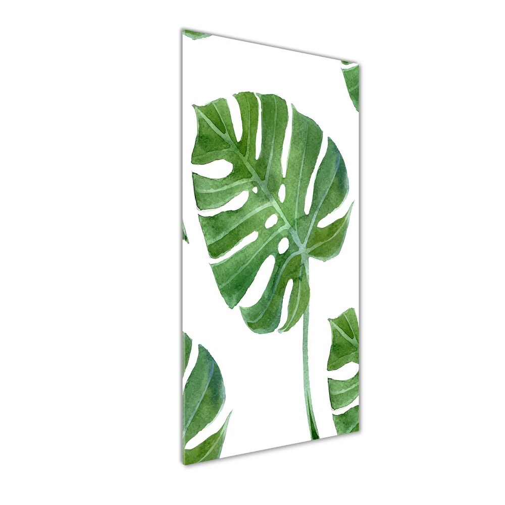 Tableau imprimé sur verre Monstera