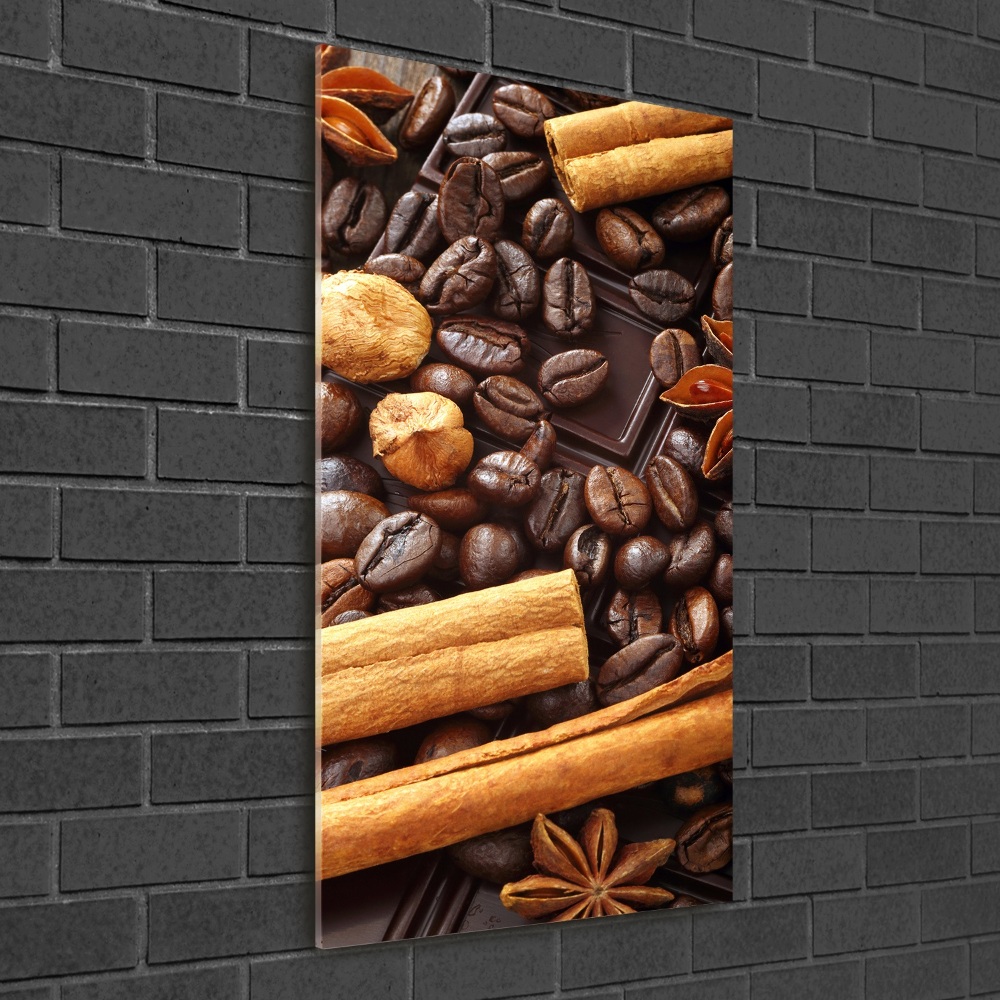 Tableau imprimé sur verre Chocolat amer