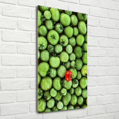 Tableau sur verre Tomate rouge