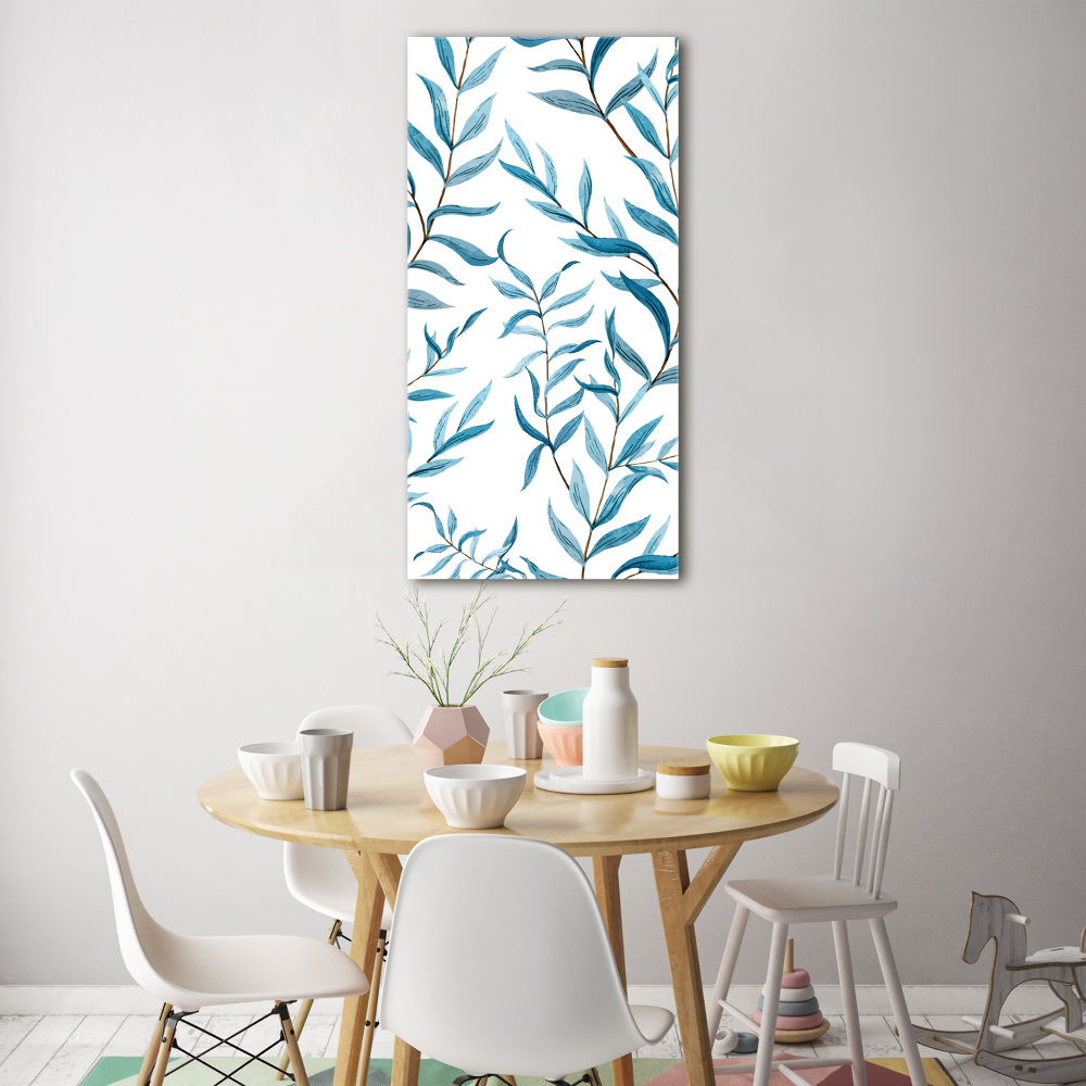 Tableau sur verre Les feuilles