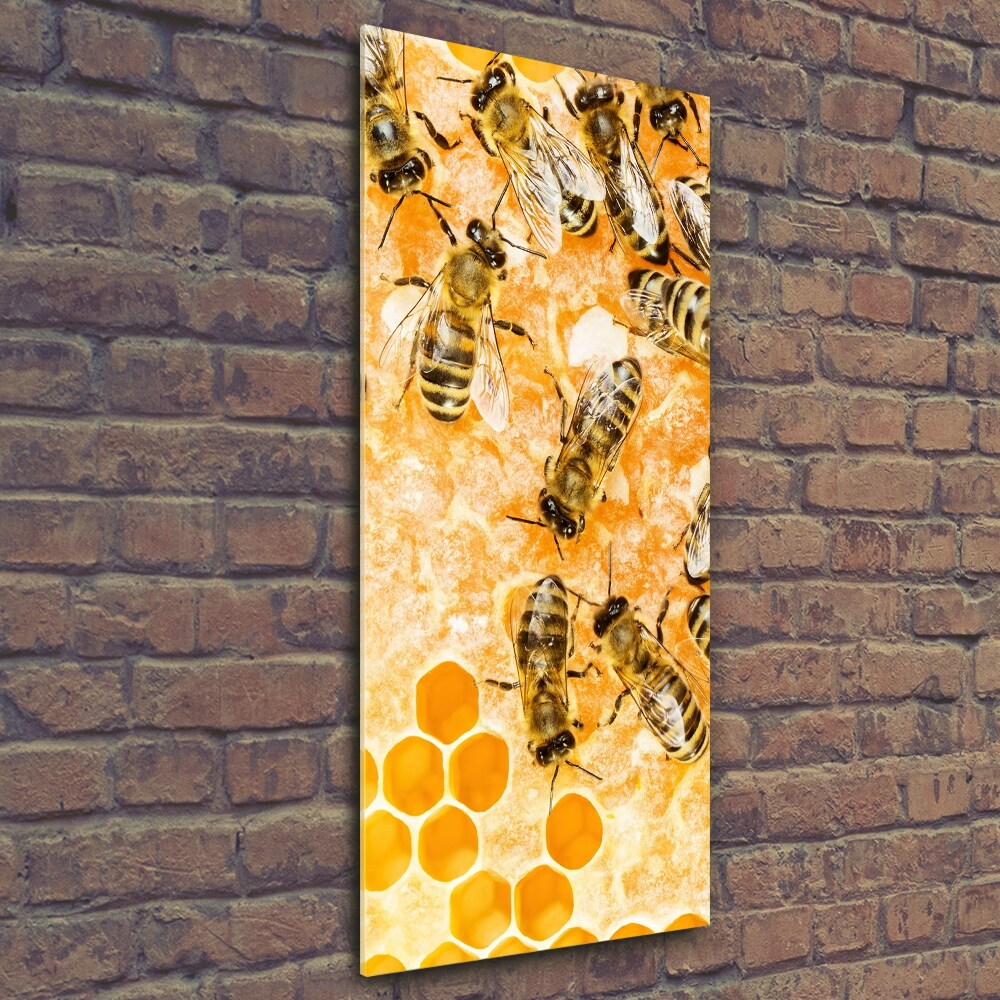 Tableau en verre Abeilles de travail