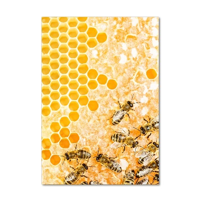 Tableau en verre Abeilles de travail