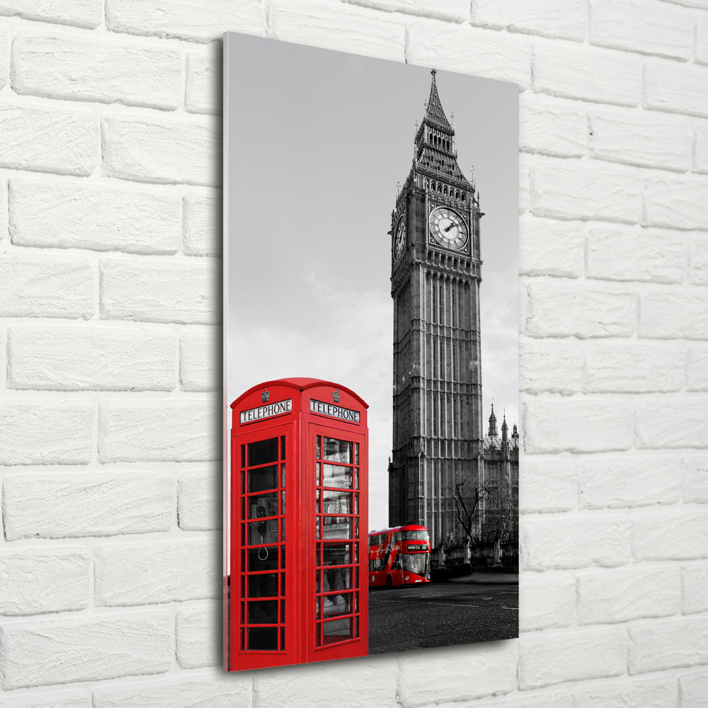 Tableau sur verre Big Ben Londres