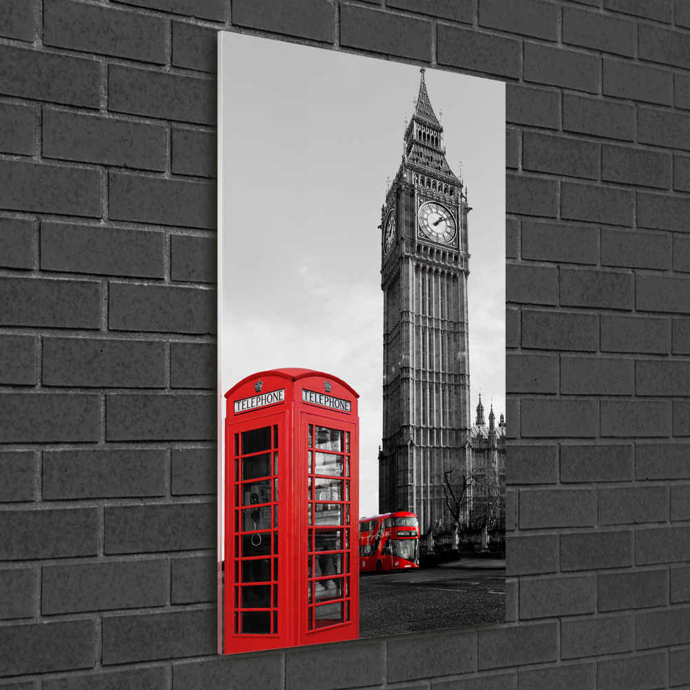 Tableau sur verre Big Ben Londres