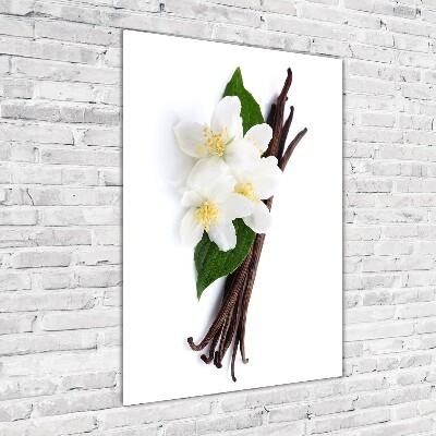 Tableau sur verre Jasmin et vanille