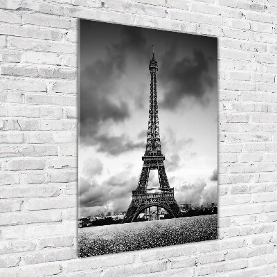 Tableau photo sur verre Tour Eiffel