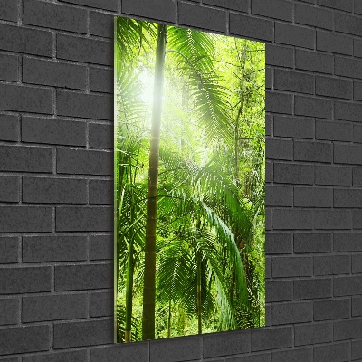 Tableau en verre Forêt tropicale