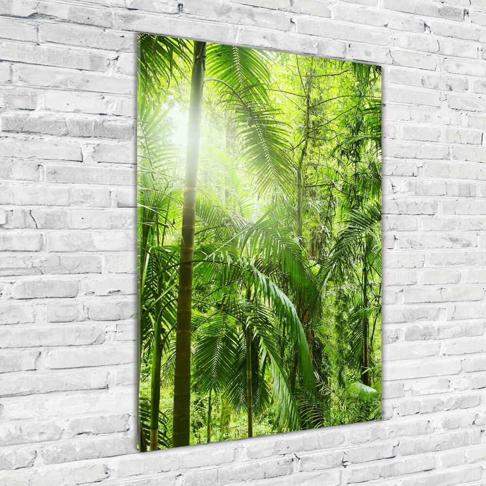 Tableau en verre Forêt tropicale