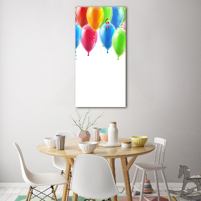 Tableau en verre Ballons colorés