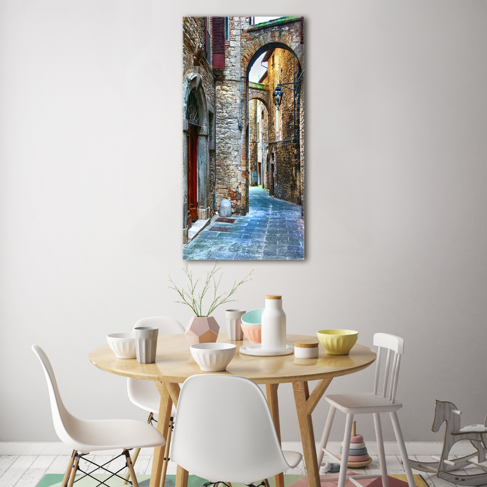 Tableau sur verre Rues italiennes