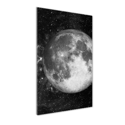 Tableau photo sur verre Lune