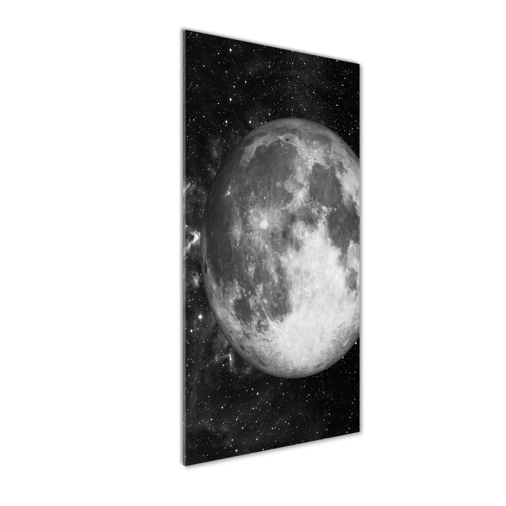 Tableau photo sur verre Lune