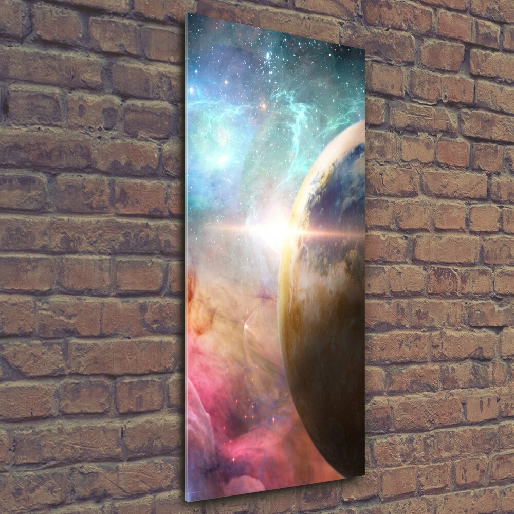 Tableau en verre Galaxie