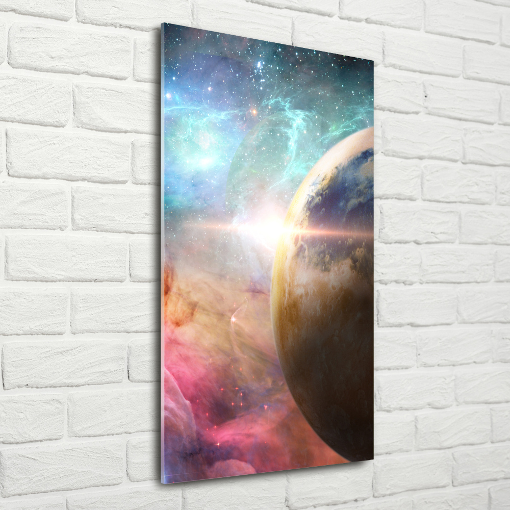 Tableau en verre Galaxie