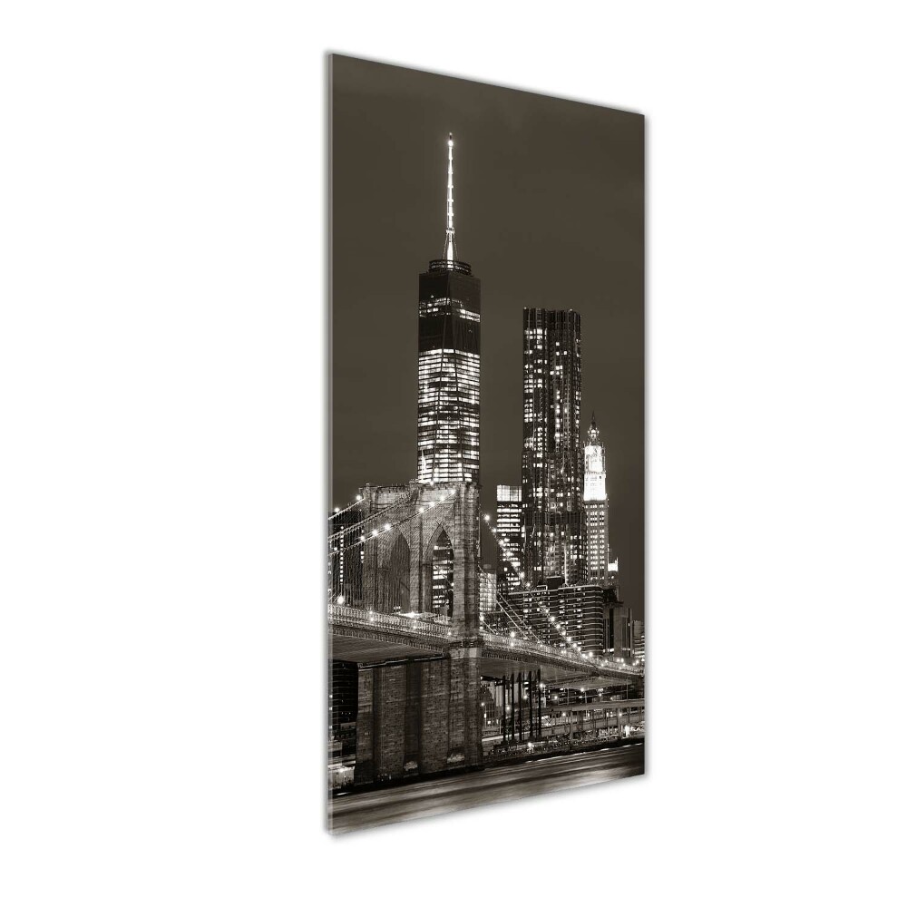 Tableau imprimé sur verre Manhattan New York