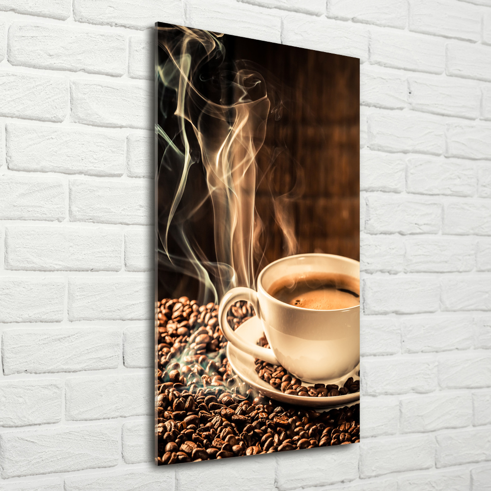 Tableau sur verre Café aromatique