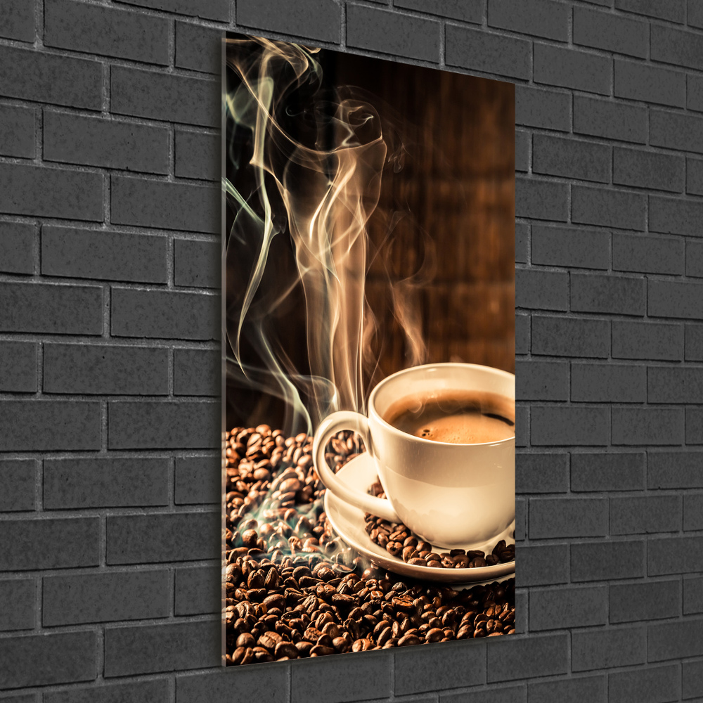 Tableau sur verre Café aromatique