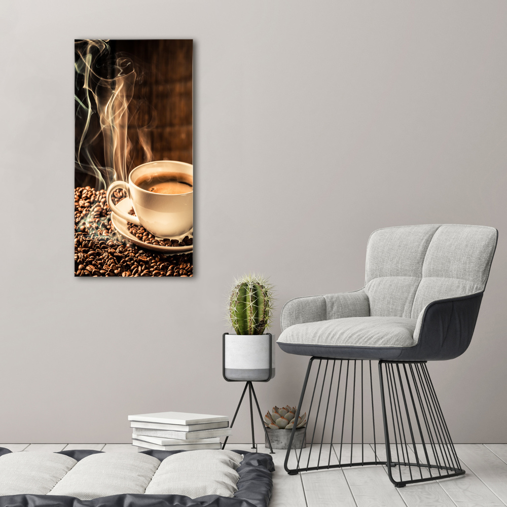 Tableau sur verre Café aromatique