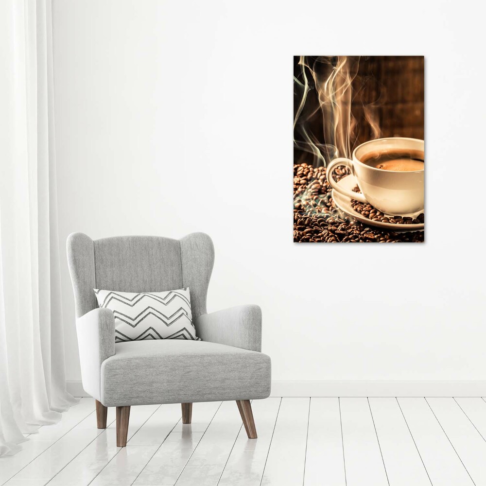 Tableau sur verre Café aromatique