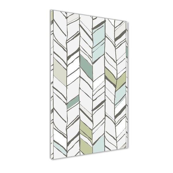 Motif à chevrons