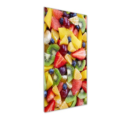 Tableau imprimé sur verre Fruits coupés