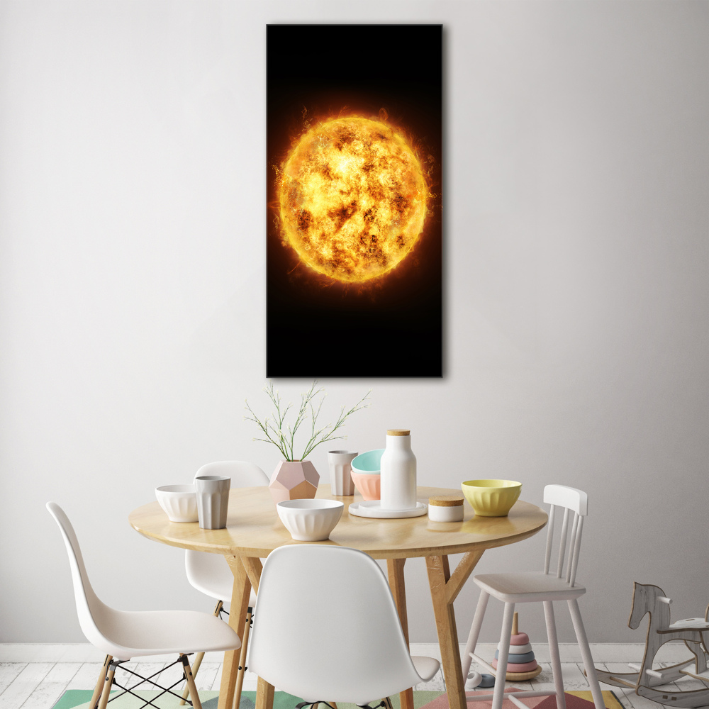 Tableau imprimé sur verre Soleil