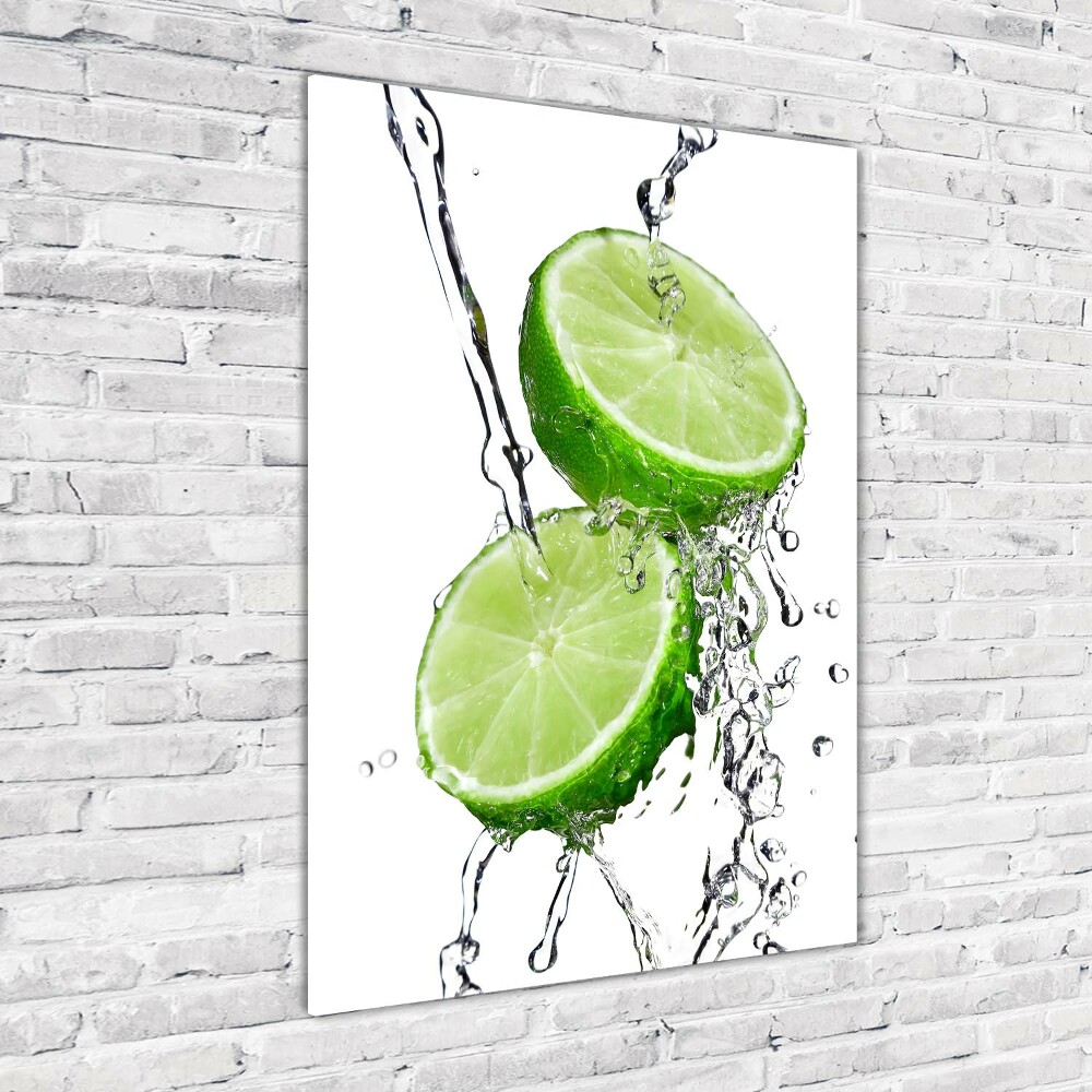 Tableau imprimé sur verre Citron vert