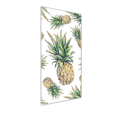 Tableau verre imprimé Ananas