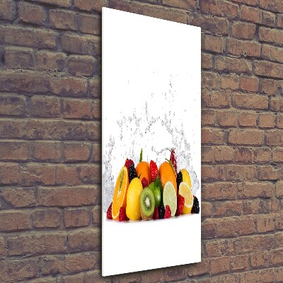 Tableau verre imprimé Fruits sains