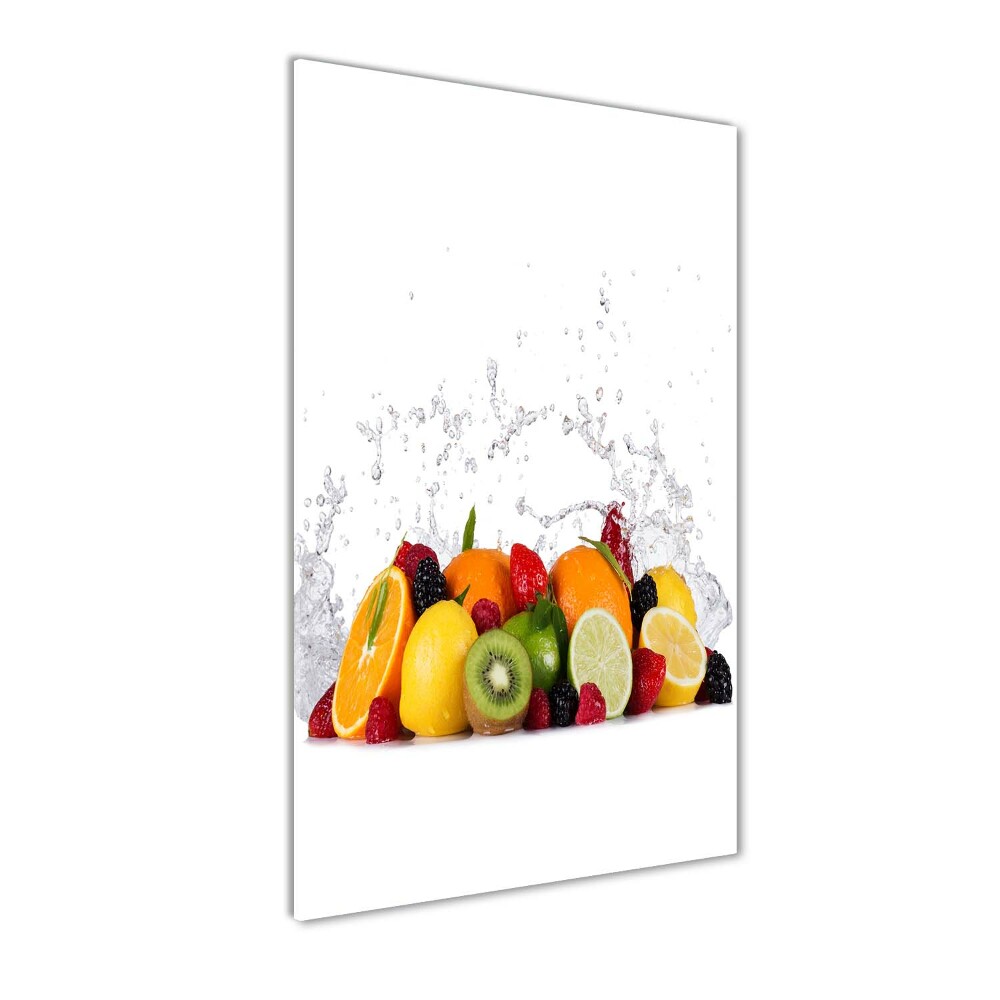 Tableau verre imprimé Fruits sains