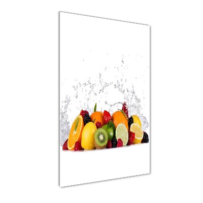 Tableau verre imprimé Fruits sains