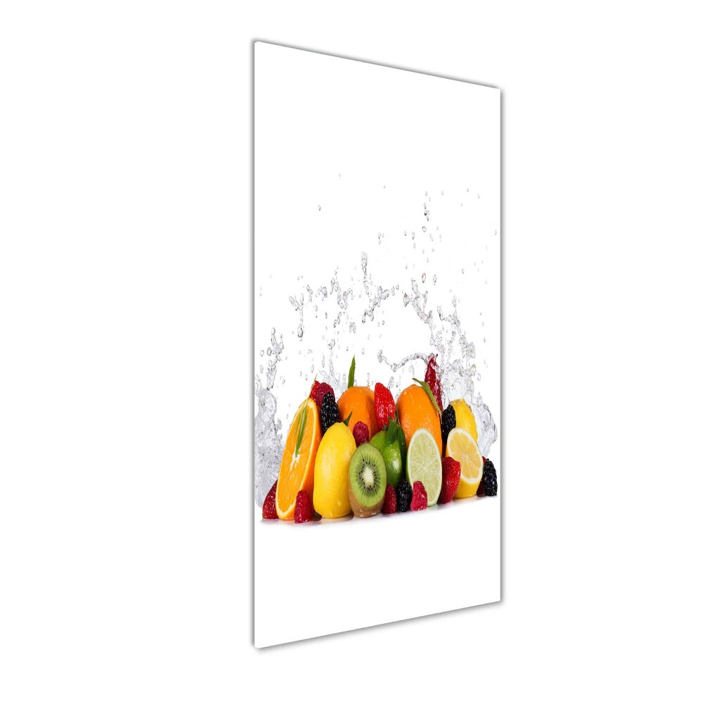 Tableau verre imprimé Fruits sains