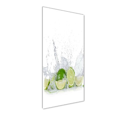 Tableau verre imprimé Citron vert