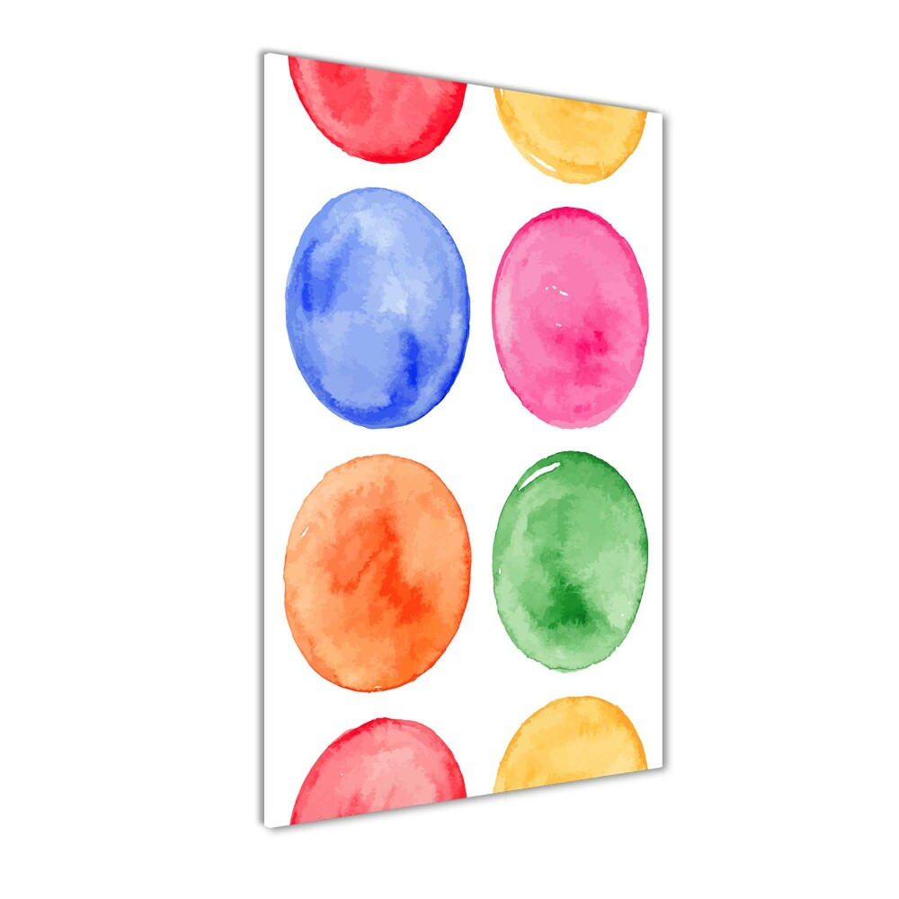 Tableau en verre Cercles colorés