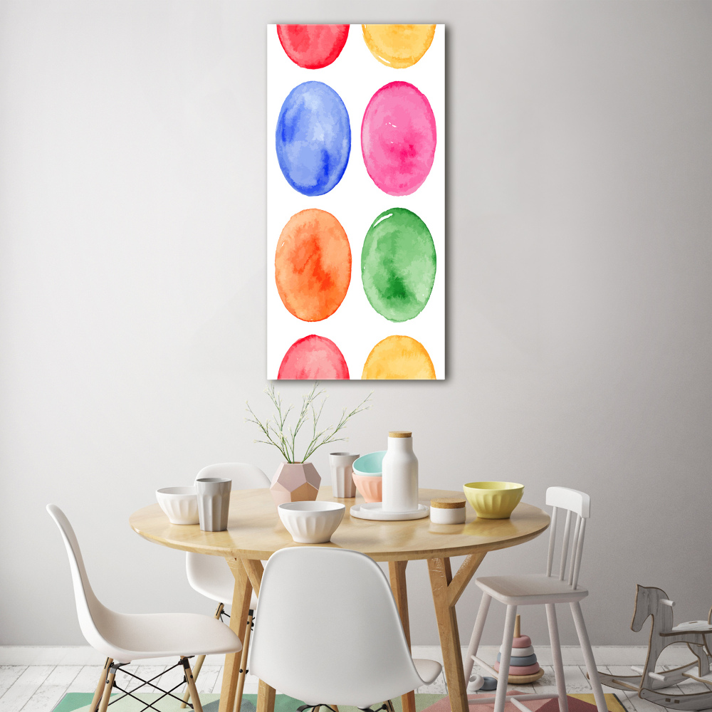 Tableau en verre Cercles colorés