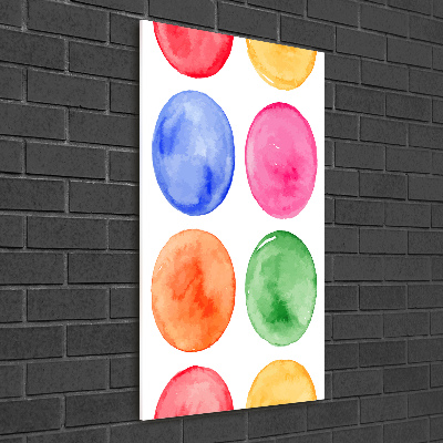 Tableau en verre Cercles colorés