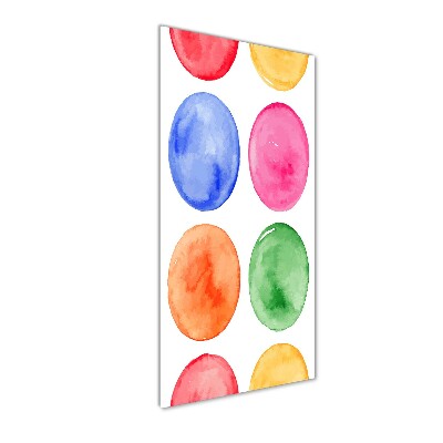 Tableau en verre Cercles colorés