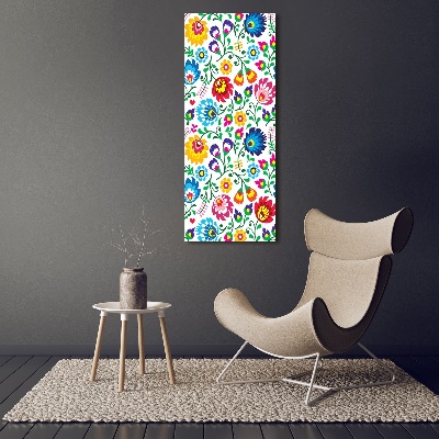 Tableau sur verre Motif ethnique