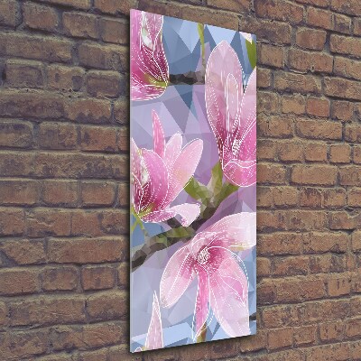 Tableau en verre Fleur de magnolia