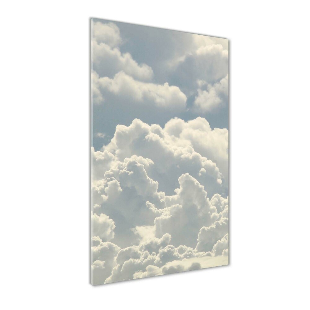 Tableau sur verre Nuages