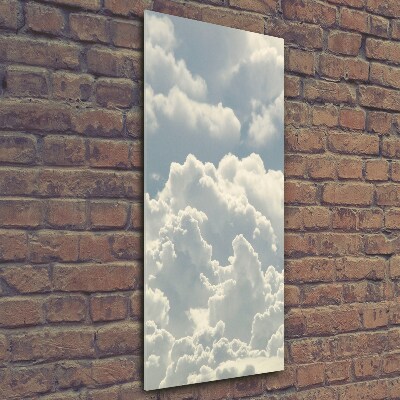 Tableau sur verre Nuages