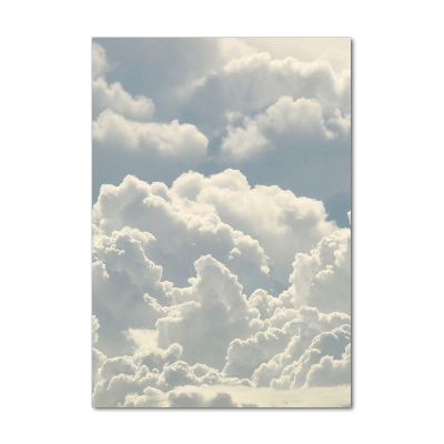 Tableau sur verre Nuages