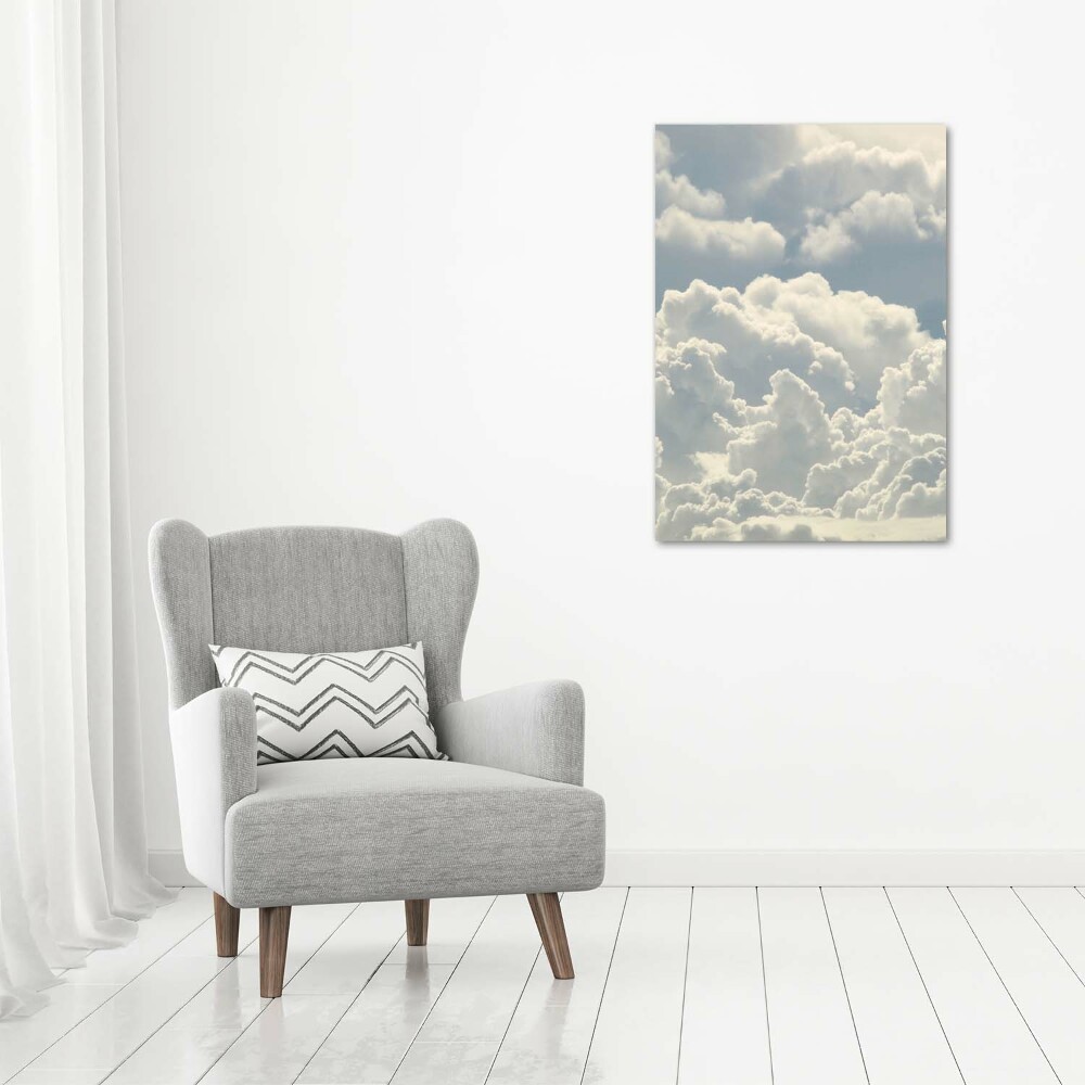 Tableau sur verre Nuages