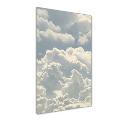 Tableau sur verre Nuages