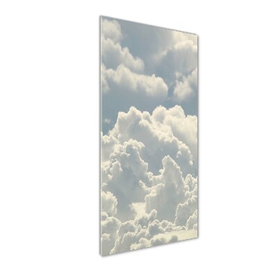 Tableau sur verre Nuages