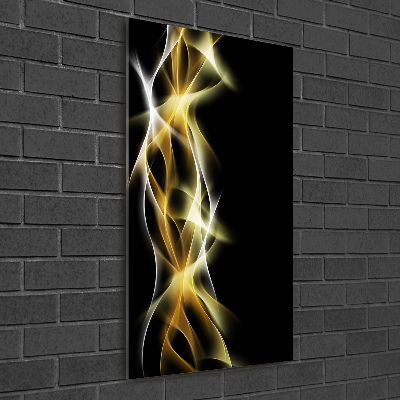 Tableau en verre Abstraction lumineuse